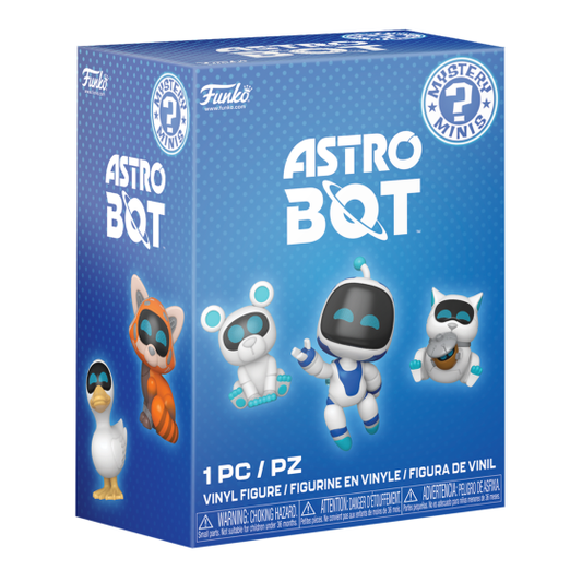 Mystery Minis - Astro Bot- 12 Pieces in PDQ Funko Pop! Vinyl Figures