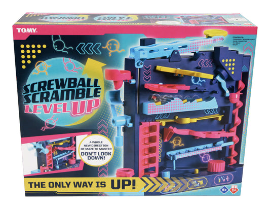 A marble maze game that adds vertical challenges to the classic Screwball Scramble