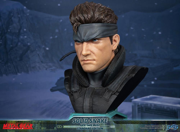 First4Figures Metal Gear Solid Solid Snake 1/1 Scale Life-Size Bust