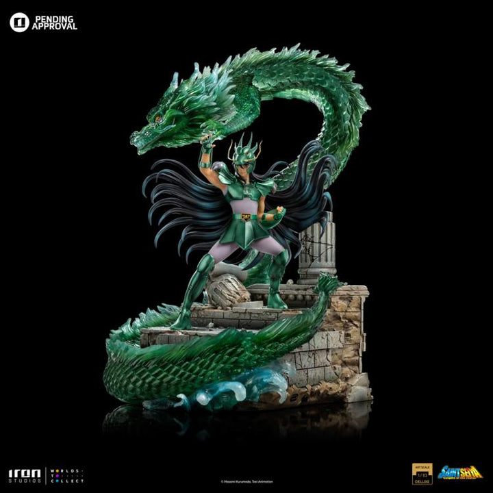 Iron Studios Saint Seiya Dragon Shiryu Deluxe 1/10 Art Scale Limited Edition Statue