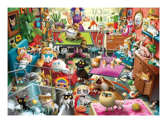 The Cat Groomer, 1000pc - Image