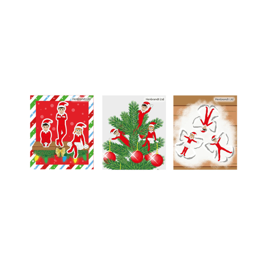 Christmas Elfin Around Mini Notebook, alternate view
