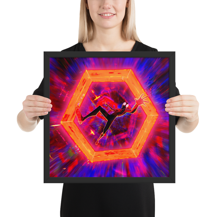 Spider-Man Across the Spider-Verse Miles Morales Framed Poster