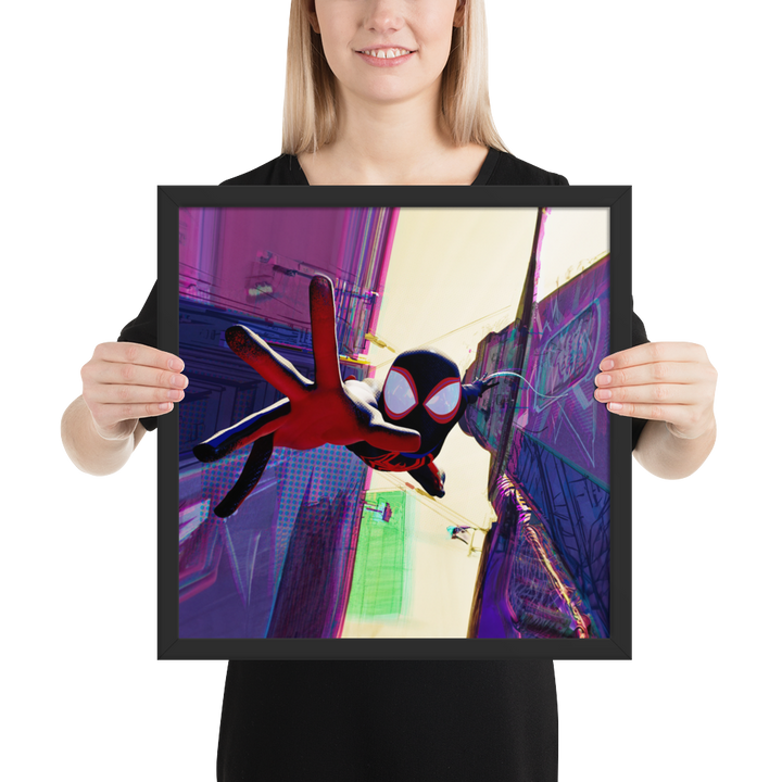 Spider-Man Across the Spider-Verse Miles Morales Framed Poster