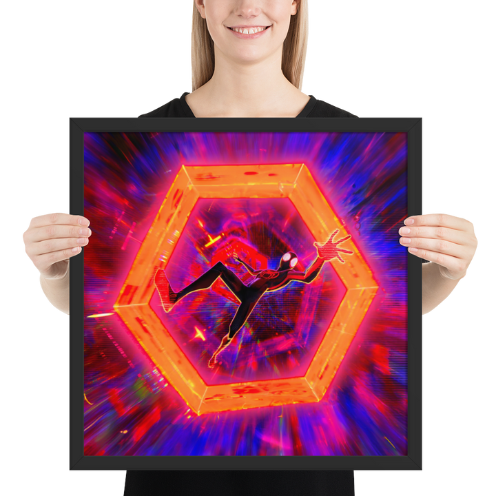 Spider-Man Across the Spider-Verse Miles Morales Framed Poster