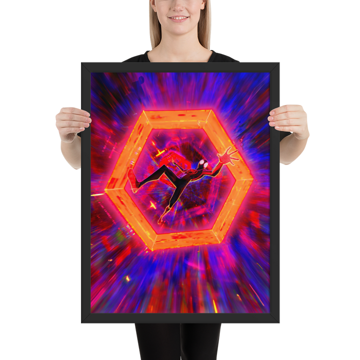Spider-Man Across the Spider-Verse Miles Morales Framed Poster