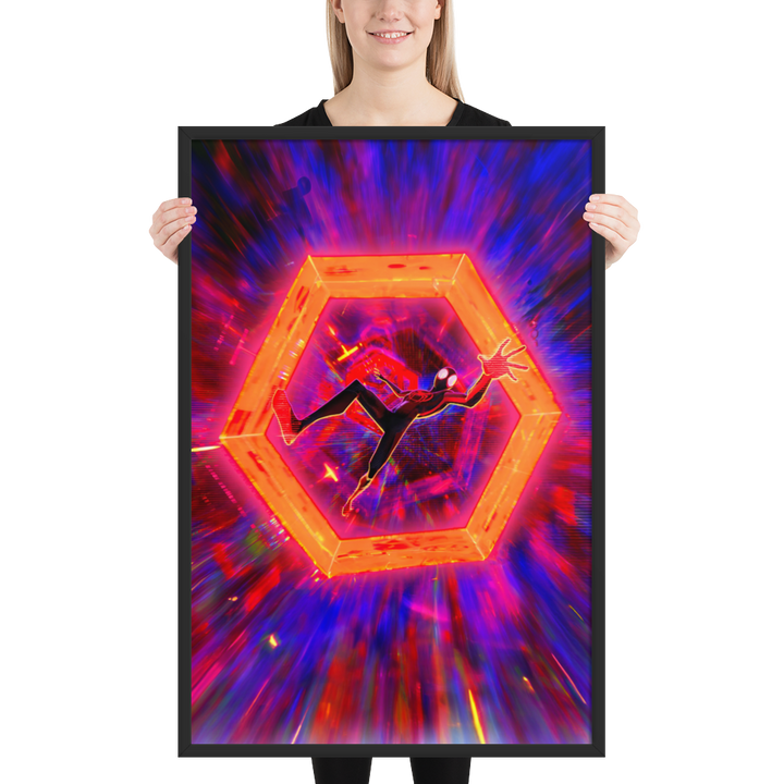 Spider-Man Across the Spider-Verse Miles Morales Framed Poster