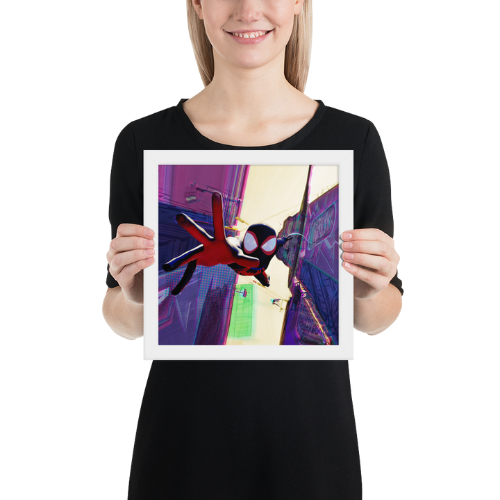 Spider-Man Across the Spider-Verse Miles Morales Framed Poster