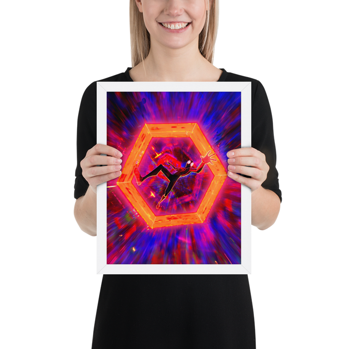 Spider-Man Across the Spider-Verse Miles Morales Framed Poster