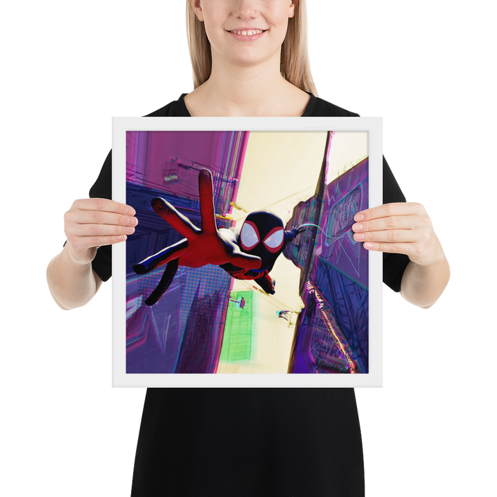 Spider-Man Across the Spider-Verse Miles Morales Framed Poster