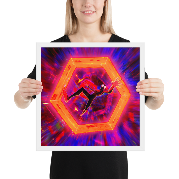 Spider-Man Across the Spider-Verse Miles Morales Framed Poster
