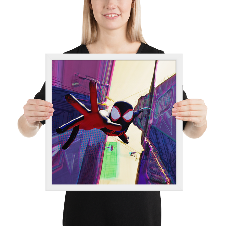 Spider-Man Across the Spider-Verse Miles Morales Framed Poster