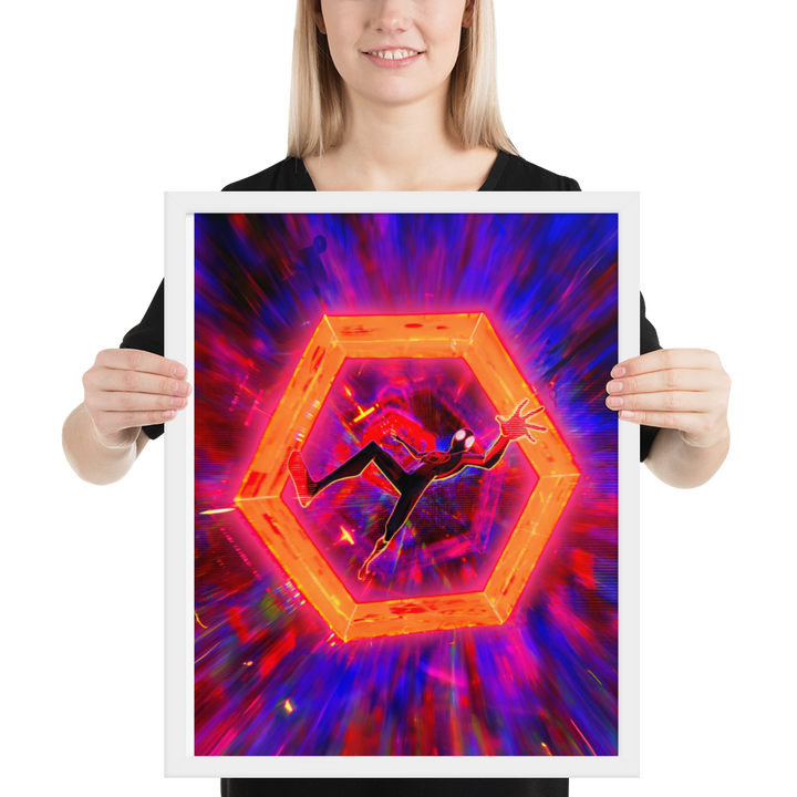 Spider-Man Across the Spider-Verse Miles Morales Framed Poster