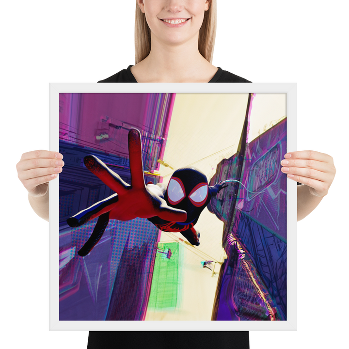 Spider-Man Across the Spider-Verse Miles Morales Framed Poster