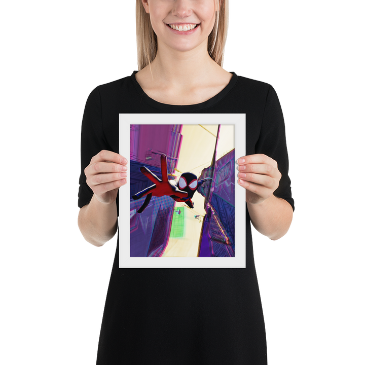 Spider-Man Across the Spider-Verse Miles Morales Framed Poster