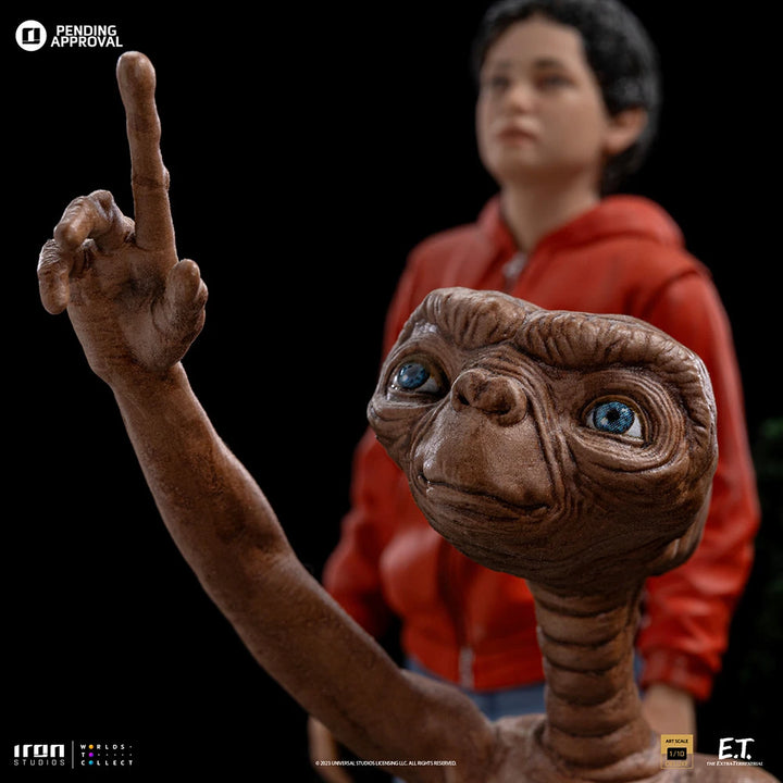 Iron Studios E.T. the Extra-Terrestrial E.T, Elliot, and Gertie 1/10 Deluxe Art Scale Limited Edition Statue