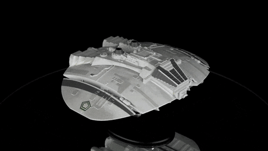 Classic Cylon Raider (TOS) Diecast Model Ship (Battlestar Galactica: The Official Ships Collection), alternate view