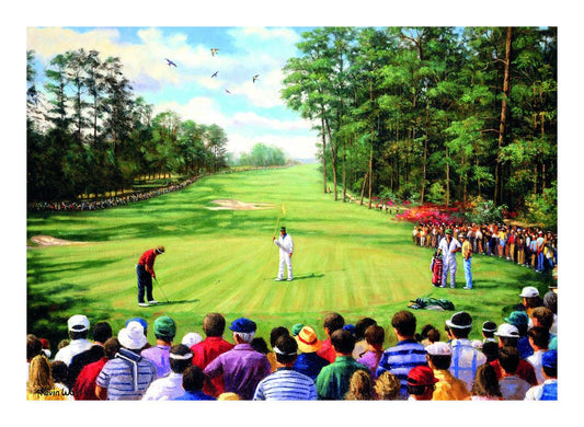 Nostalgia Collection: At The Golf Tournament 1000 Piece Jigsaw Puzzle - Image