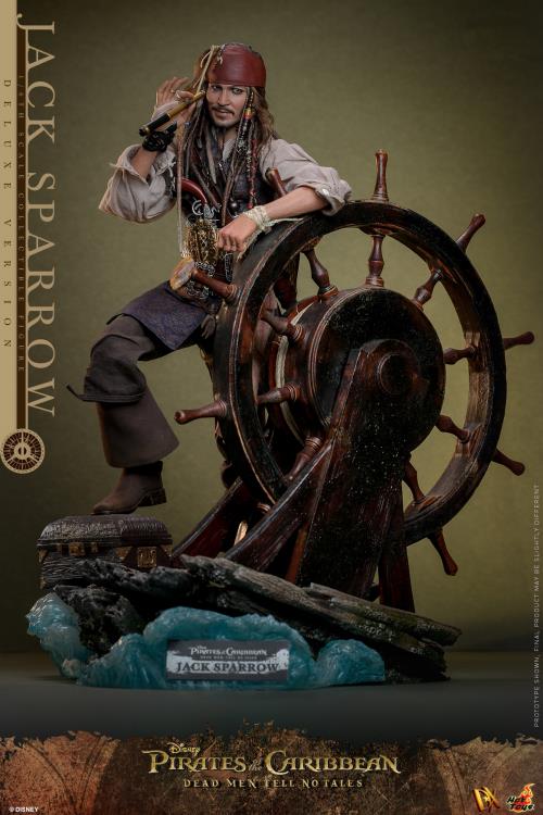 Hot Toys Pirates of the Caribbean Dead Men Tell No Tales Captain Jack Sparrow (Deluxe Version) 1/6th Scale Figure