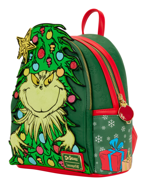Loungefly - Dr.Suess Grinch Holiday Mini Backpack