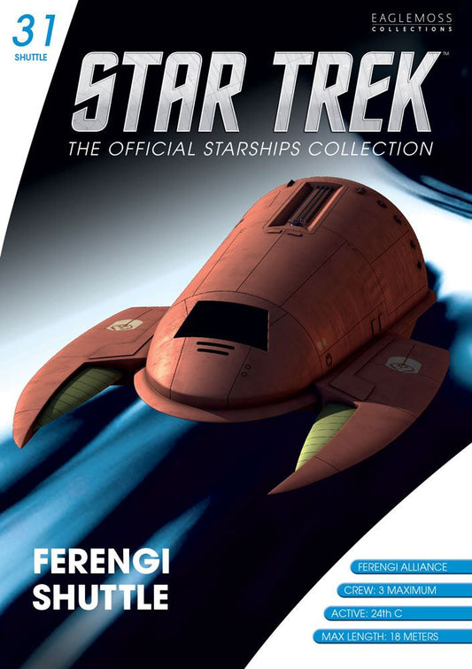Ferengi Shuttle Shuttlecraft Model Diecast Ship (Eaglemoss / Star Trek), alternate view