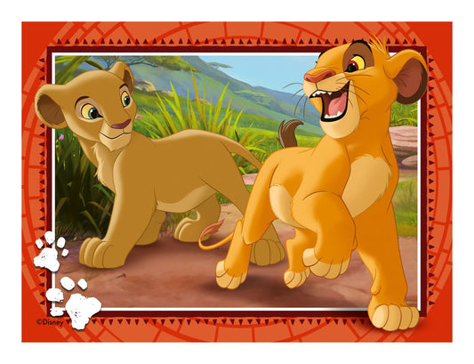 The Lion King 4 in a Box Puzzle - Image