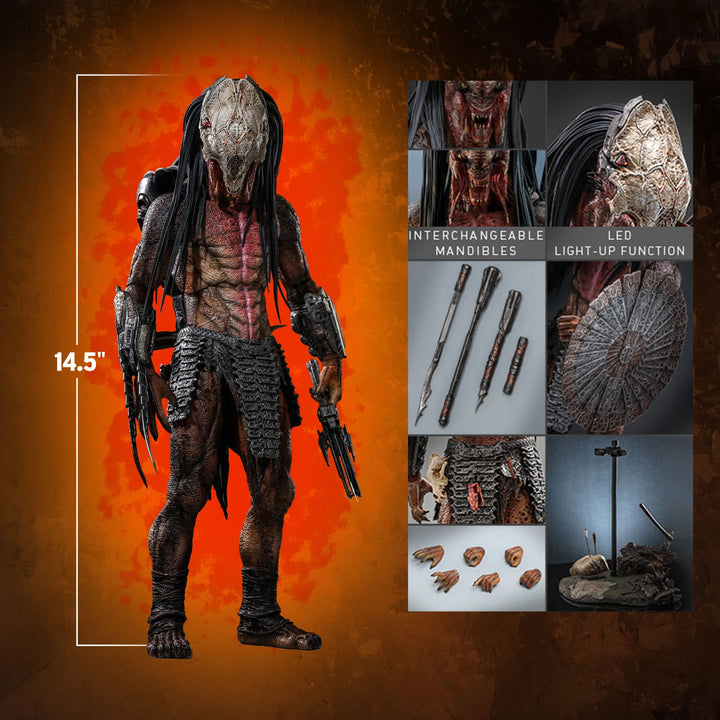 Hot Toys Prey Feral Predator 1/6th Scale Figure