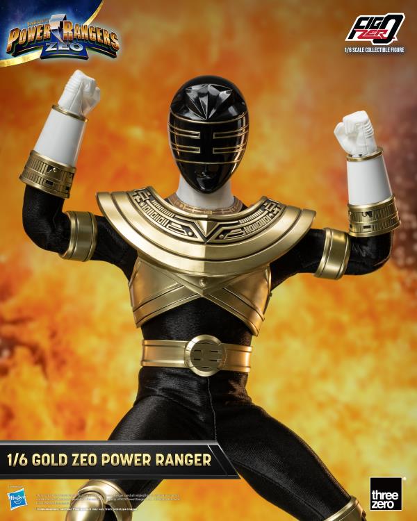 Power Rangers Zeo Threezero FigZero Gold Zeo Ranger 1/6 Scale Figure