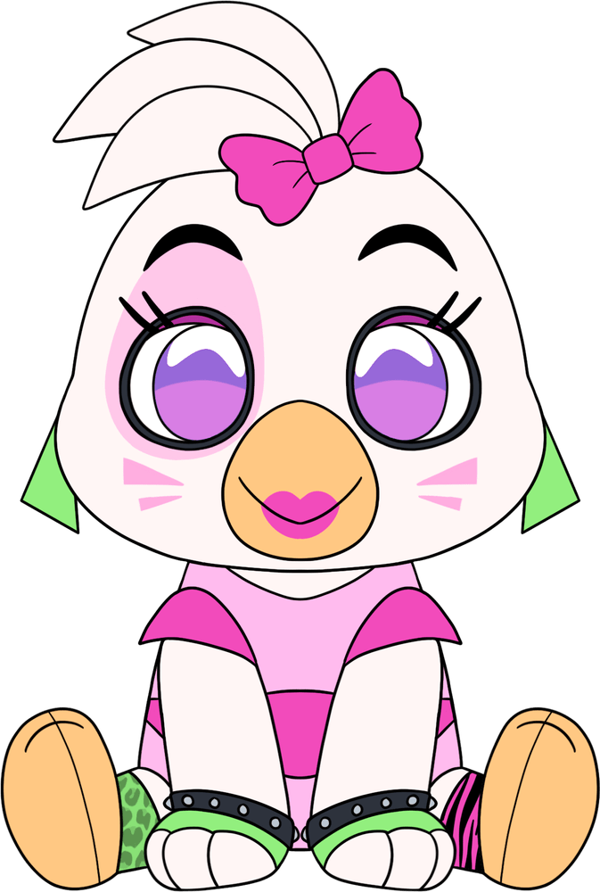 Youtooz Five Nights at Freddy's Chromatic Chica Sitting 9" Plush