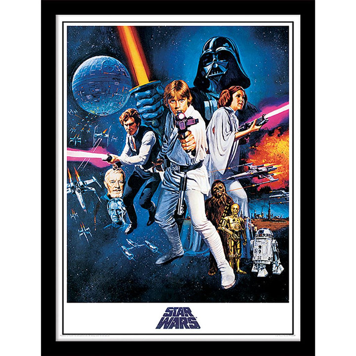 Star Wars A New Hope Framed Collector Print - 30 x 40 cm
