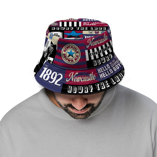 Newcastle - History Montage - Bucket Hat, alternate view