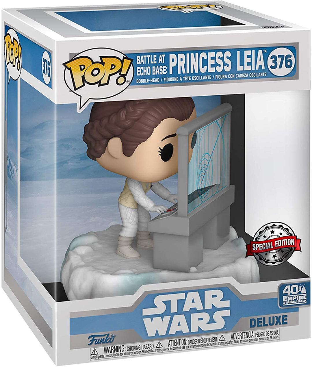 Princess Leia Battle At Echo Base Star Wars Funko POP! Deluxe Vinyl Figure