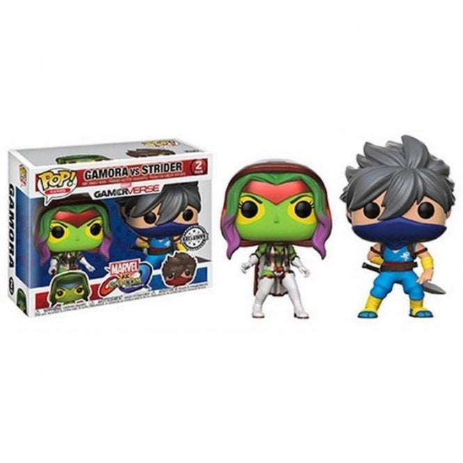 Gamora and Strider Marvel Vs Capcom Games Funko POP! Vinyl Figure (2-Pack)