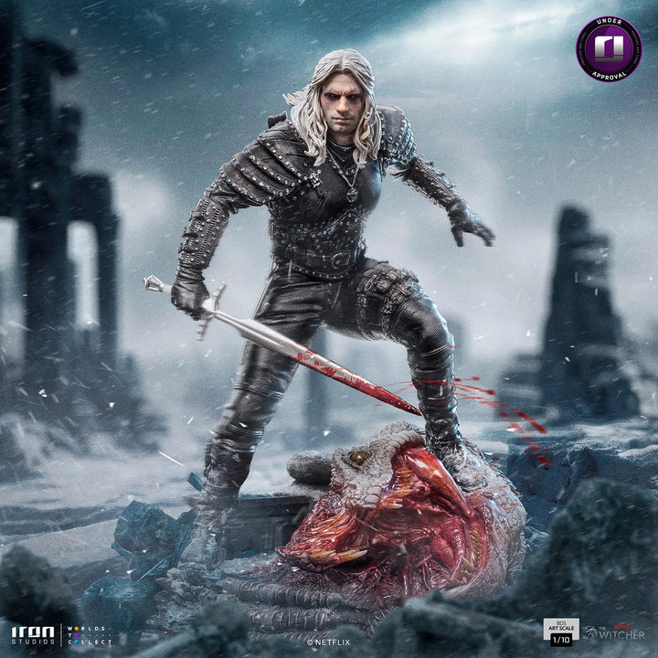 Iron Studios The Witcher Geralt of Rivia 1/10 Art Scale Statue