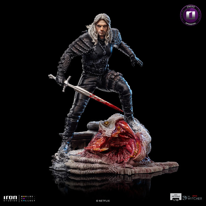 Iron Studios The Witcher Geralt of Rivia 1/10 Art Scale Statue