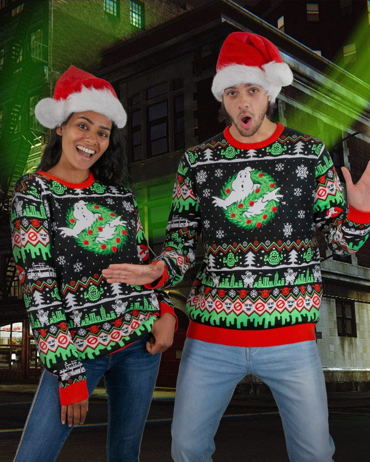 Official Ghostbusters Christmas Unisex Jumper