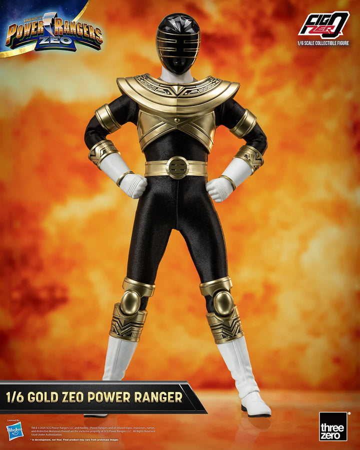 Power Rangers Zeo Threezero FigZero Gold Zeo Ranger 1/6 Scale Figure
