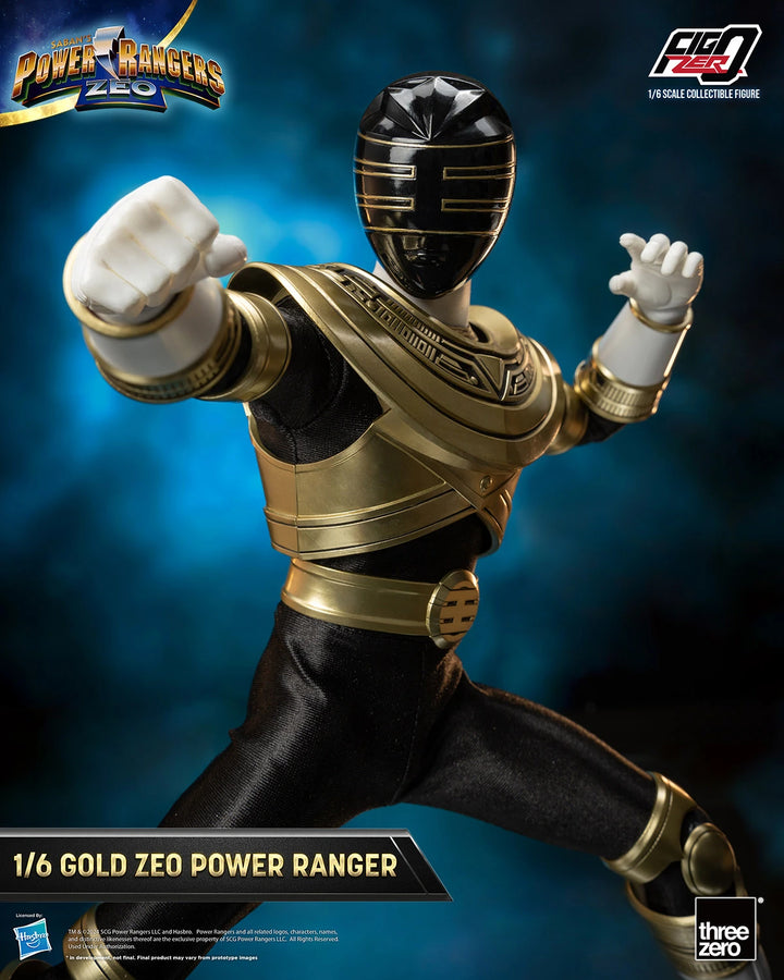 Power Rangers Zeo Threezero FigZero Gold Zeo Ranger 1/6 Scale Figure