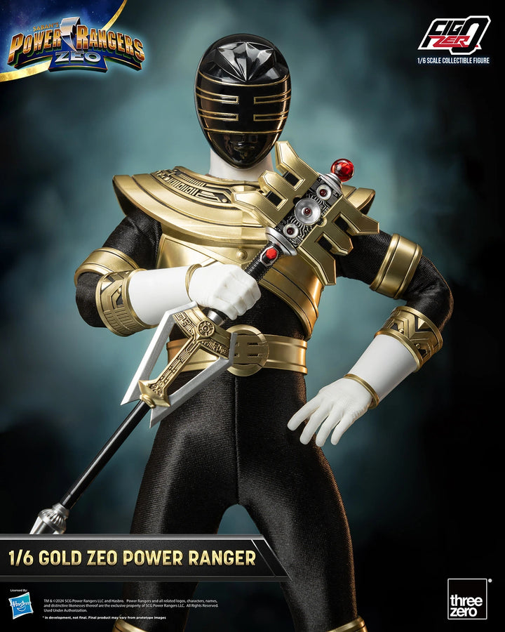 Power Rangers Zeo Threezero FigZero Gold Zeo Ranger 1/6 Scale Figure