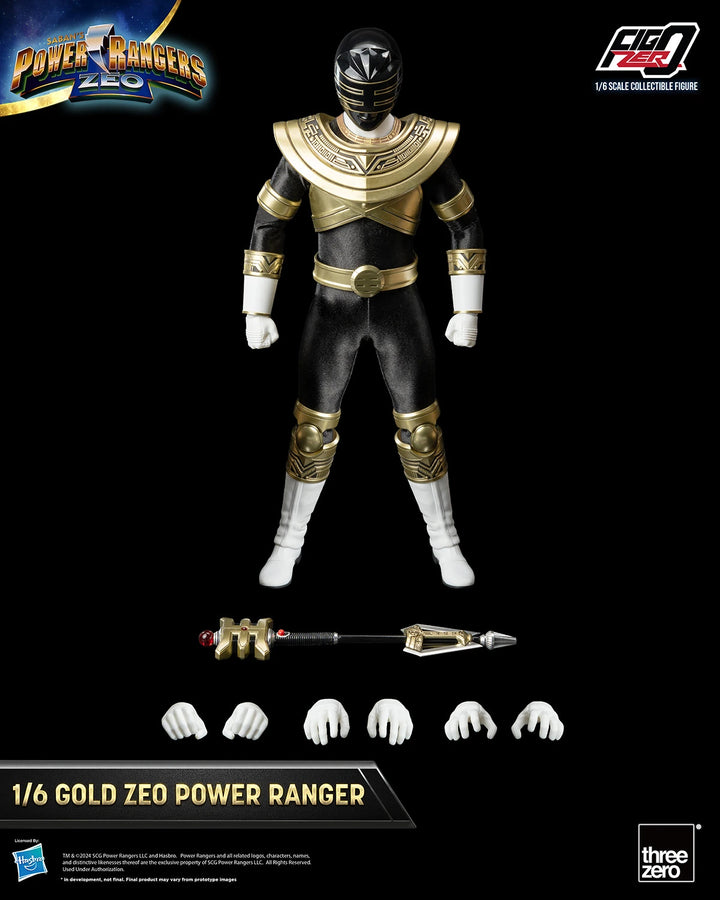 Power Rangers Zeo Threezero FigZero Gold Zeo Ranger 1/6 Scale Figure