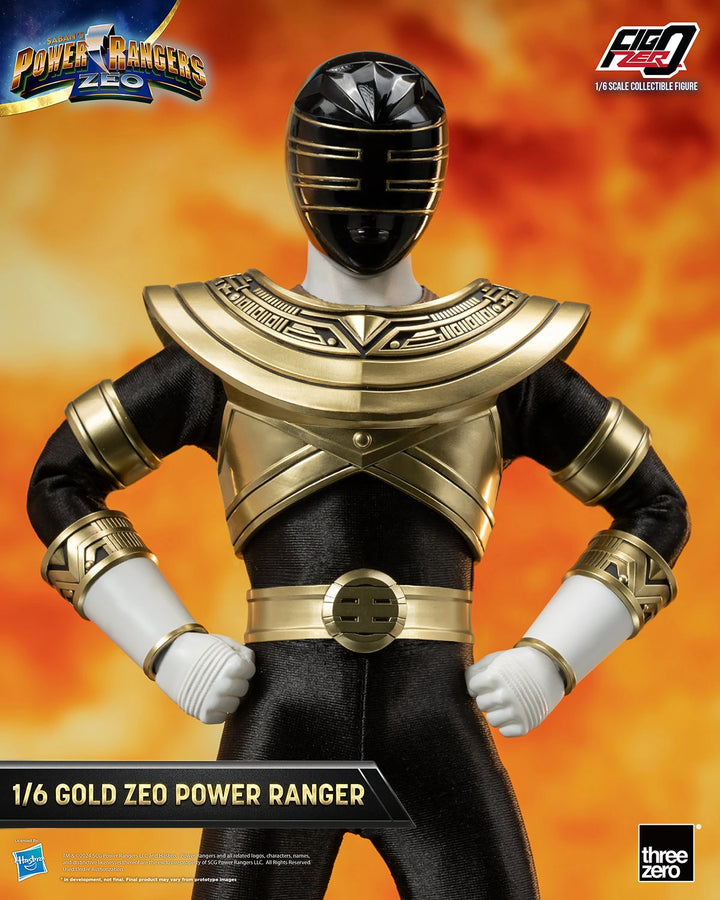 Power Rangers Zeo Threezero FigZero Gold Zeo Ranger 1/6 Scale Figure