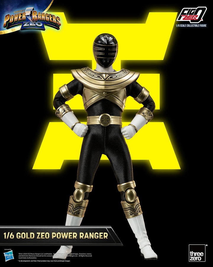 Power Rangers Zeo Threezero FigZero Gold Zeo Ranger 1/6 Scale Figure