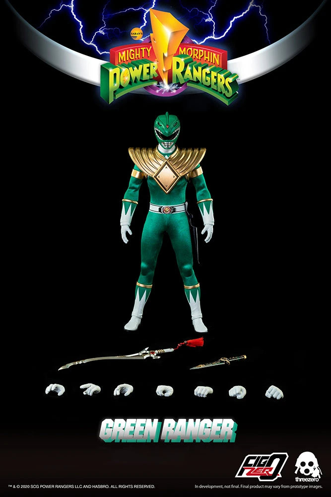 Mighty Morphin Power Rangers FigZero Green Ranger 1/6 Scale Figure