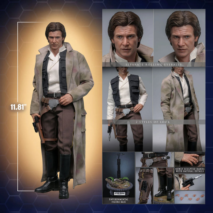Hot Toys Star Wars Return of the Jedi Han Solo 1/6th Scale Figure