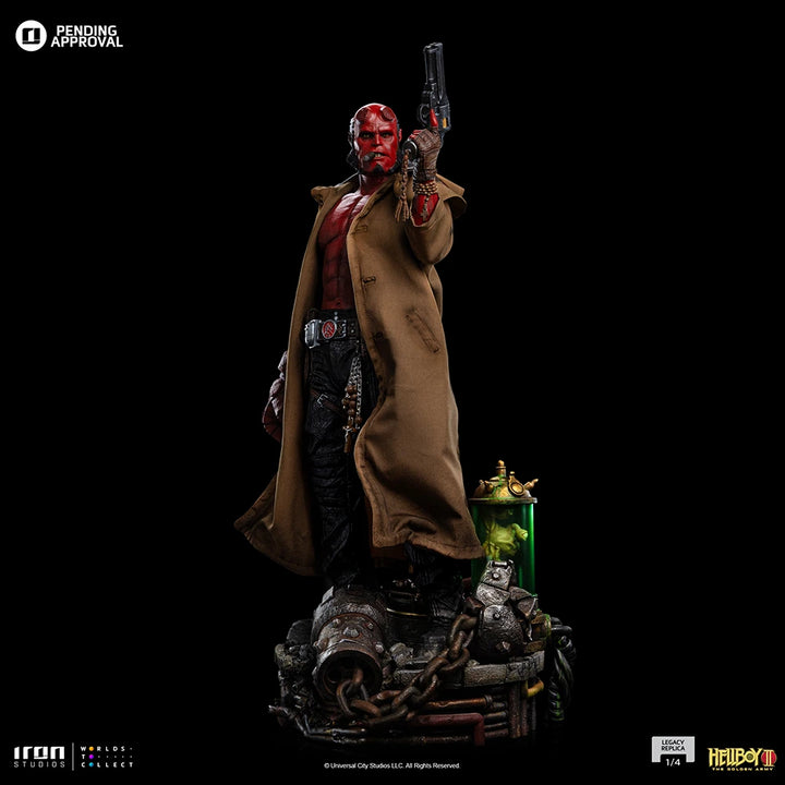 Iron Studios Hellboy II The Golden Army Legacy Replica Hellboy Limited Edition 1/4 Scale Statue