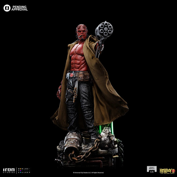 Iron Studios Hellboy II The Golden Army Legacy Replica Hellboy Limited Edition 1/4 Scale Statue