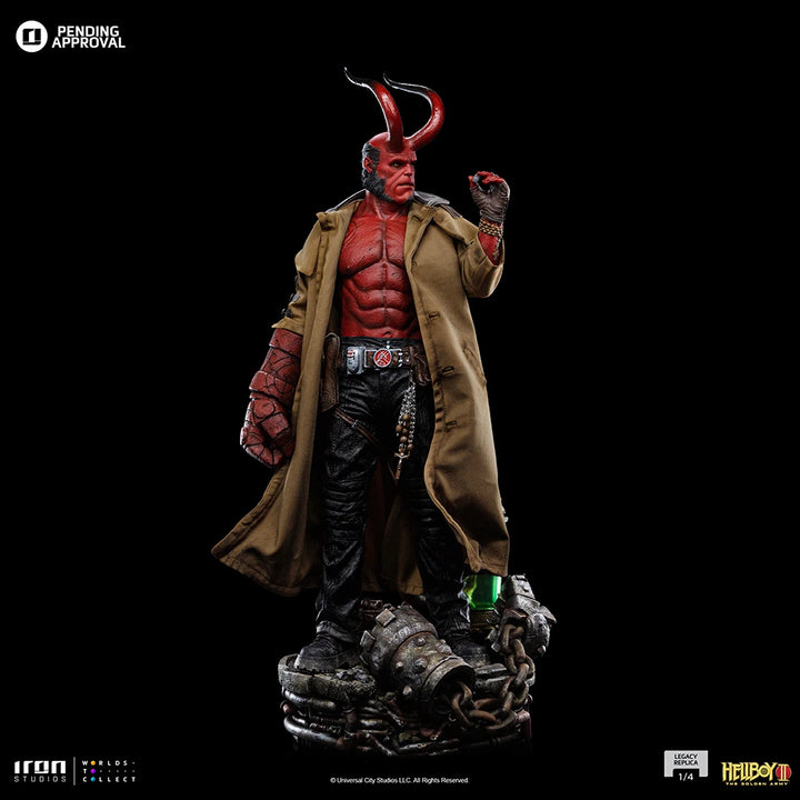 Iron Studios Hellboy II The Golden Army Legacy Replica Hellboy Limited Edition 1/4 Scale Statue