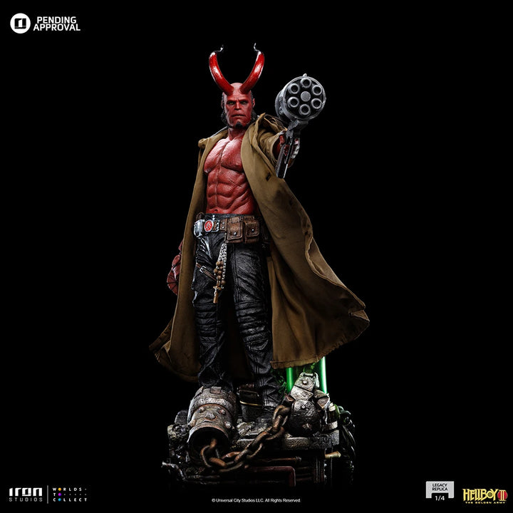 Iron Studios Hellboy II The Golden Army Legacy Replica Hellboy Limited Edition 1/4 Scale Statue