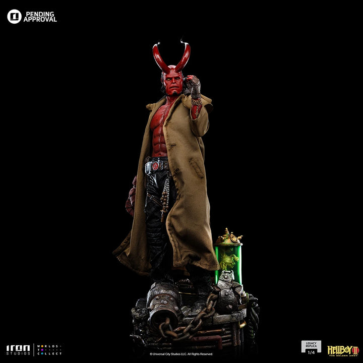Iron Studios Hellboy II The Golden Army Legacy Replica Hellboy Limited Edition 1/4 Scale Statue
