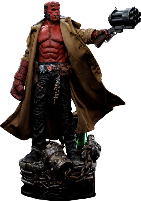 Iron Studios Hellboy II The Golden Army Legacy Replica Hellboy Limited Edition 1/4 Scale Statue